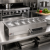 Thumbnail image #2 for Eagle Group SGDI-6-240T6-D 6-Well Electric Drop-In Hot Food Well Unit with Drain