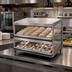 Thumbnail image #2 for Hatco Glo-Ray 30-Inch Countertop Pass-Through Merchandising Warmer with 2 Slanted Shelves