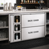 Thumbnail image #2 for Top Shelf 42-Inch Underbar Bottle Well with Ice Chest Cover Assembly, 3-Bottle Capacity