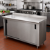 Thumbnail image #2 for Advance Tabco Enclosed Stainless Steel Work Table with Cabinet Base, 120 x 30 Inches