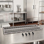Thumbnail image #2 for Metro Super Erecta 2448DRK4 Wire Dunnage Shelf, 48"W x 24"D, Lift-Off Deck, Gray Epoxy-Coated, 1300 lb. Capacity