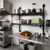 Thumbnail image #2 for Quantum Cantilever 2-Shelf Wall-Mount Wire Shelving Unit, 72 x 24 Inches, Black Epoxy Finish