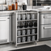 Thumbnail image #2 for Krowne Royal Series 18-Inch Wide Back Bar Glass Storage Cabinet, 24-Inch Deep, 3 Shelves, No Top