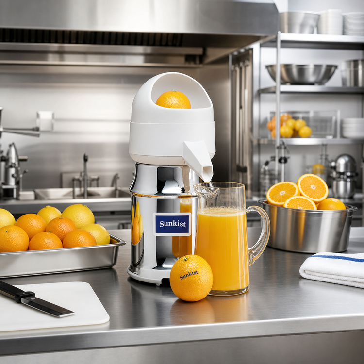 Product image #2 for Sunkist Commercial Countertop Electric Citrus Juicer with Pulp Extractor