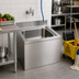 Thumbnail image #2 for Eagle Group Floor-Mounted 304 Stainless Steel Mop Sink with 20