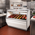 Thumbnail image #2 for Howard-McCray 35 Series 50-Inch Double Duty Red Meat Service Case with Self-Contained Refrigeration, White
