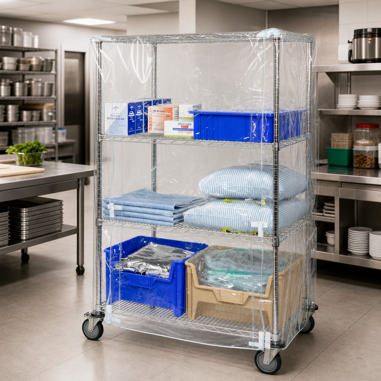 Product image #2 for Quantum Wire Cart Cover for 18"D x 72"W x 63"H Carts
