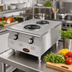 Thumbnail image #2 for RedHots Chef Line 18-Inch Countertop Electric Hotplate, 2-Burner, 208V