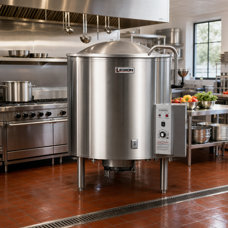 Product image #2 for Legion LGB-125 125-Gallon Gas-Fired Stationary Insulated Self-Contained Kettle