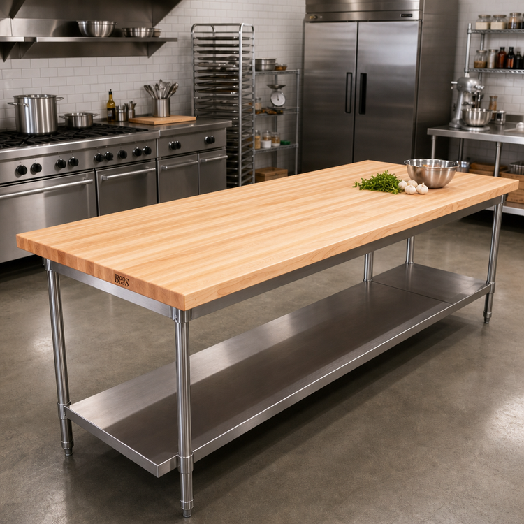 Product image #2 for Boos Block 72 Inch x 38 Inch Edge Grain Northern Hard Rock Maple Kitchen Countertop
