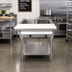 Thumbnail image #2 for Omcan USA LP Gas Open-Well Steam Table with 2 Full-Size Pan Capacity, Cutting Board, and Undershelf