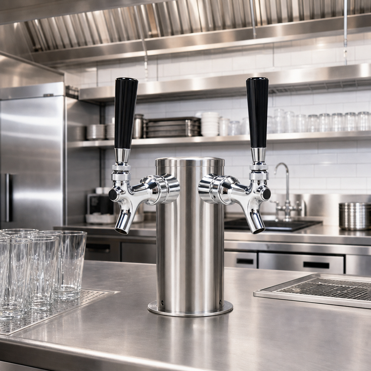 Product image #2 for Beverage Air Double Faucet Adapter for Dual Faucet Beer Tap