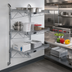 Thumbnail image #2 for Quantum Wall-Mounted Cantilever Starter Shelving Unit with 3 Wire Shelves