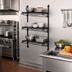 Thumbnail image #2 for Quantum Wall-Mounted Cantilever Starter Shelving Unit with 3 Wire Shelves