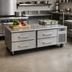 Thumbnail image #2 for Randell LPRES1R1-48C4 48-inch Refrigerated Chef Base Equipment Stand with Two 27-inch Drawers