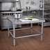 Thumbnail image #2 for John Boos Stainless Steel Equipment Stand with 1-1/2 Inch Upturn, 30 x 36 Inch, 24 Inch High