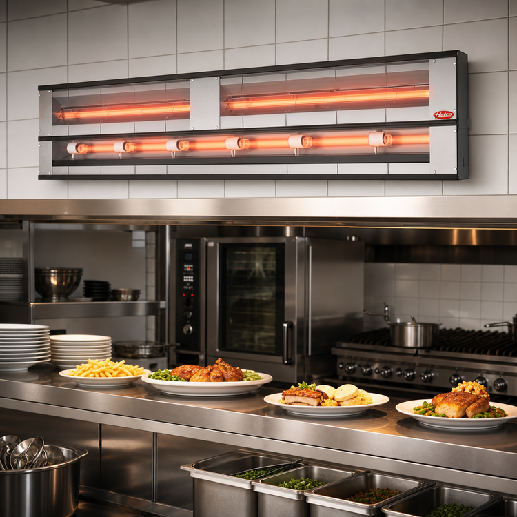 Product image #2 for Hatco Glo-Ray 42-Inch Dual Infrared Strip Heater, Aluminum, 2.35 kW, Unlighted
