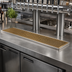 Thumbnail image #2 for Micro Matic 39-Inch Surface Mount Drip Tray Trough with PVD Brass Screen, Stainless Steel Construction