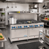 Thumbnail image #2 for Comstock-Castle 72-Inch Commercial Gas Range with 12 Open Burners and 2 Extra-Wide Ovens