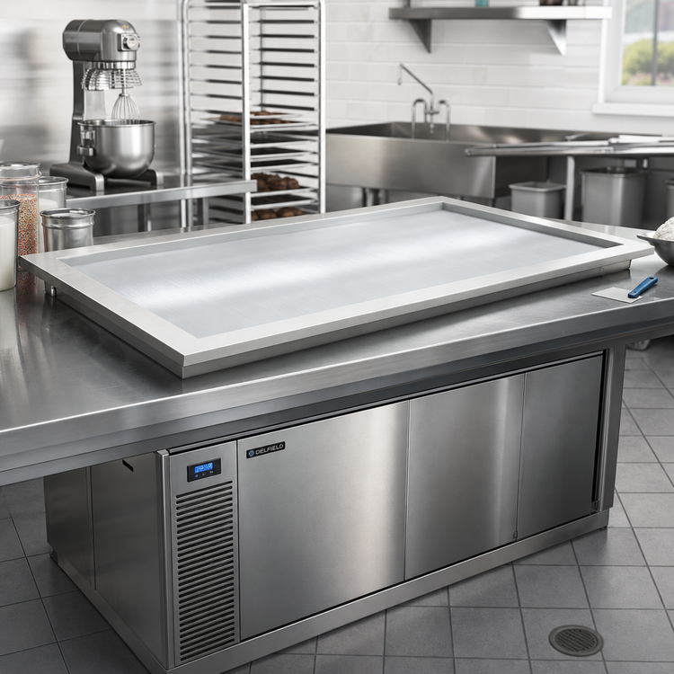 Product image #2 for Delfield Drop-In Refrigerated Frost Top for 3 Sheet Pans