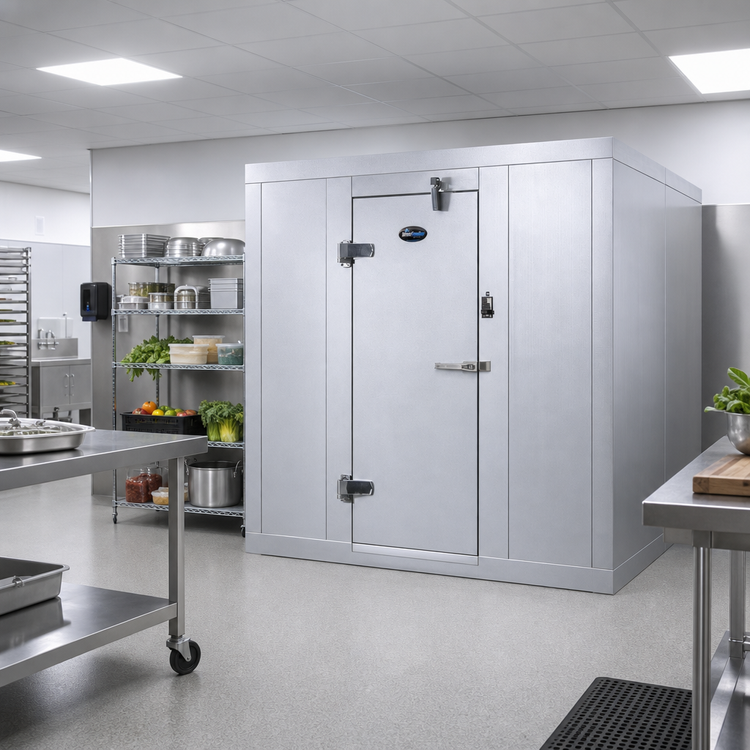 Product image #2 for AmeriKooler Quick Ship Indoor 6' x 10' x 7'-7" Walk-In Freezer
