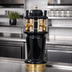 Thumbnail image #2 for Glastender Monaco 2-Faucet Glycol-Cooled Draft Dispensing Tower, Polished Brass, Ceramic Construction