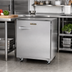 Thumbnail image #2 for Traulsen Dealer's Choice Compact Undercounter Reach-In Freezer, 27 Inch Wide, One Section, Left-Hinged Solid Door, Self-Contained