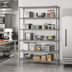 Thumbnail image #2 for EagleGard 5-Tier Add-On Wire Shelving Unit, 48 x 18 x 86 Inches, Hybrid Epoxy
