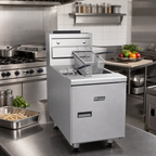 Thumbnail image #2 for Pitco Frialator (Middleby) Solstice SGC-S Countertop Tube-Fired Gas Fryer, 35 lb Oil Capacity, Millivolt, Stainless Steel