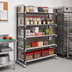 Thumbnail image #2 for Cambro Camshelving Elements XTRA 5-Tier Stationary Starter Unit, 24 x 54 x 64 Inches, Vented, Speckled Gray