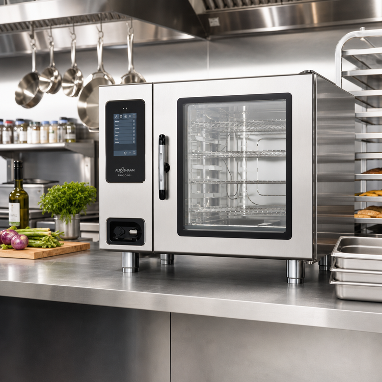 Product image #2 for Alto-Shaam Prodigi™ Classic 7-20 Gas Boilerless Countertop Combi Oven/Steamer, 7-Pan Capacity