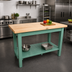 Thumbnail image #3 for John Boos Classic Country 60-Inch x 36-Inch Wood Top Work Table with Slatted Undershelf