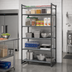 Thumbnail image #2 for Cambro Camshelving Basics Plus 5-Shelf Vented Stationary Starter Unit, 18 x 60 x 84 Inches, Brushed Graphite