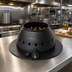 Thumbnail image #2 for Town Equipment 16-Tip Propane Volcano Burner with Plate for 13-Inch or 16-Inch Chamber