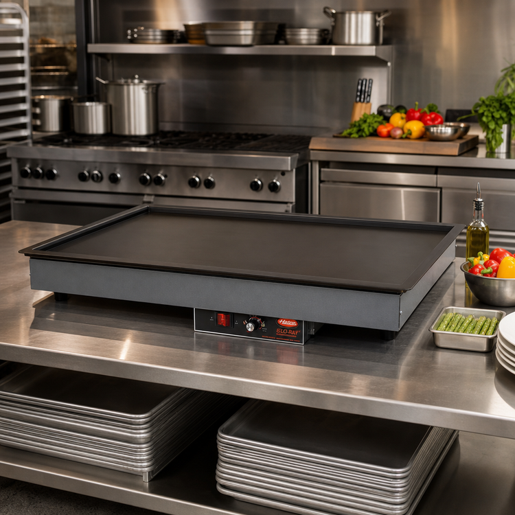 Product image #2 for Hatco Glo-Ray Built-In Rectangular Heated Shelf with Recessed Top, 37-1/2 Inch x 21 Inch, 120V