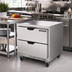 Thumbnail image #2 for Beverage Air 32-Inch One-Section Two-Drawer Worktop Refrigerator, 7.2 Cu. Ft., Flat Top, Rear-Mounted Self-Contained R290