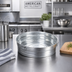 Thumbnail image #2 for American Metalcraft Round Galvanized Tin Cooling Tub with Side Handles, 95 oz.