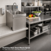 Thumbnail image #2 for Stainless Steel Deck-Mount Apron for PBHS 14 in. x 10 in. Wall Mount Hand Sink