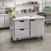 Thumbnail image #2 for Beverage-Air 48-Inch 2-Section Worktop Refrigerator with 2 Drawers and 1 Door
