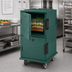 Thumbnail image #3 for Cambro Ultra Camcart Non-Electric Double-Compartment Front-Loading Insulated Food Pan Carrier with Heavy-Duty Casters, Granite Green