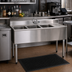 Thumbnail image #2 for Eagle Group 1800 Series 3-Compartment Underbar Sink Unit with 12-Inch Right Drainboard, 48-Inch Wide, 304 Stainless Steel