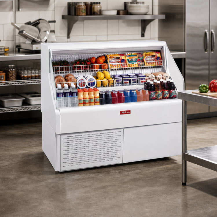 Product image #2 for Howard-McCray Ovation Series 39-Inch Self-Contained Curved Open Merchandiser with LED Lighting