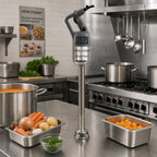 Thumbnail image #2 for Robot Coupe MP450 Commercial Handheld Immersion Blender, 100-Liter Capacity, 18-Inch Stainless Steel Shaft, Single Speed