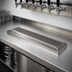 Thumbnail image #2 for Micro Matic Surface-Mount Stainless Steel Drip Tray Trough with 1/2-Inch Drain, 16 x 6-1/2 Inches