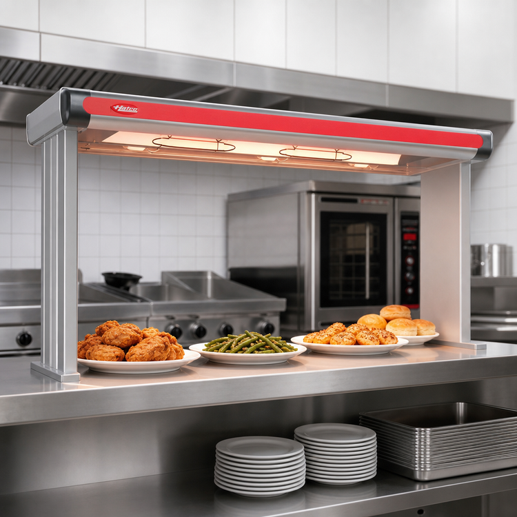 Product image #2 for Hatco Glo-Ray® Designer Lighted Infrared Aluminum Strip Heater, 69.5-Inch Wide, High Watt