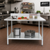 Thumbnail image #2 for Eagle Group Budget Series 60 Inch x 36 Inch Work Table with 4-1/2 Inch Backsplash and Galvanized Undershelf
