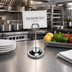 Thumbnail image #2 for 4-Inch Stainless Steel Reservation Card Holder with Weighted Base