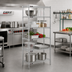 Thumbnail image #2 for EAGLEbrite 5-Tier Wire Shelving Starter Unit, 24W x 18D x 74H, Zinc Finish