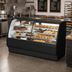 Thumbnail image #2 for True Dual-Zone Full-Service Self-Contained Glass Merchandiser with Curved Glass Front, 77-1/4 Inch