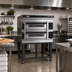 Thumbnail image #2 for Moretti Forni S50E SerieS Electric 2-Deck Pizza Deck Oven with Stand